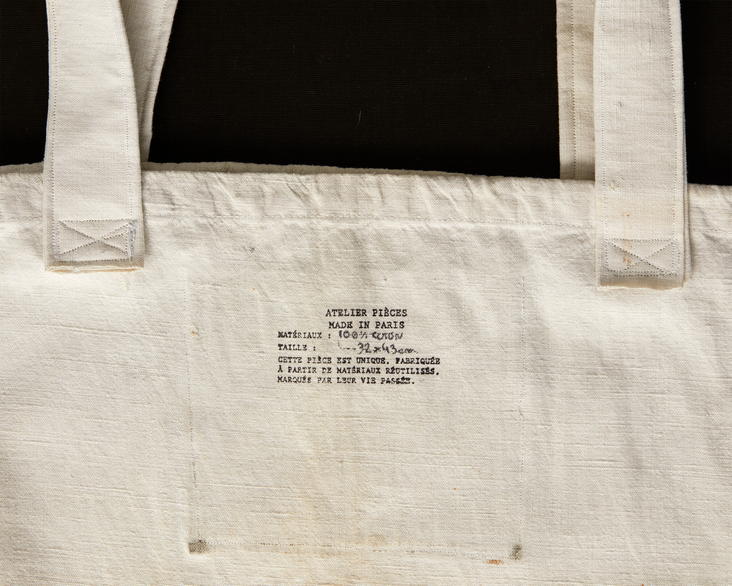 V0.2 - tote bag linge